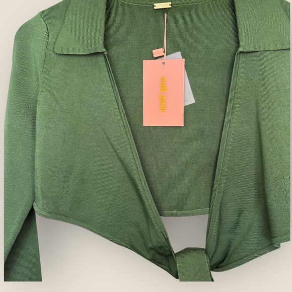 Cult Gaia | Tory Knit Top | Size S | Basil - Picture 10 of 13